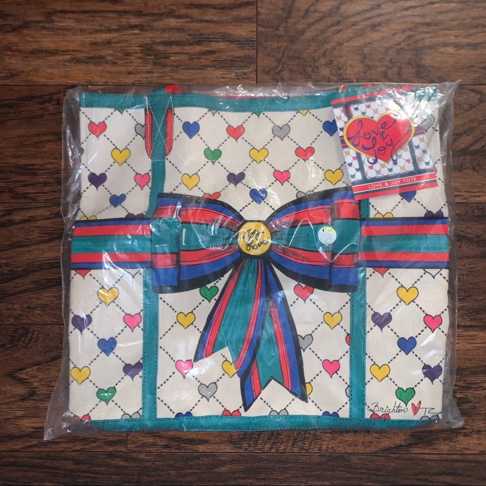 Love and Joy Holiday Tote bag